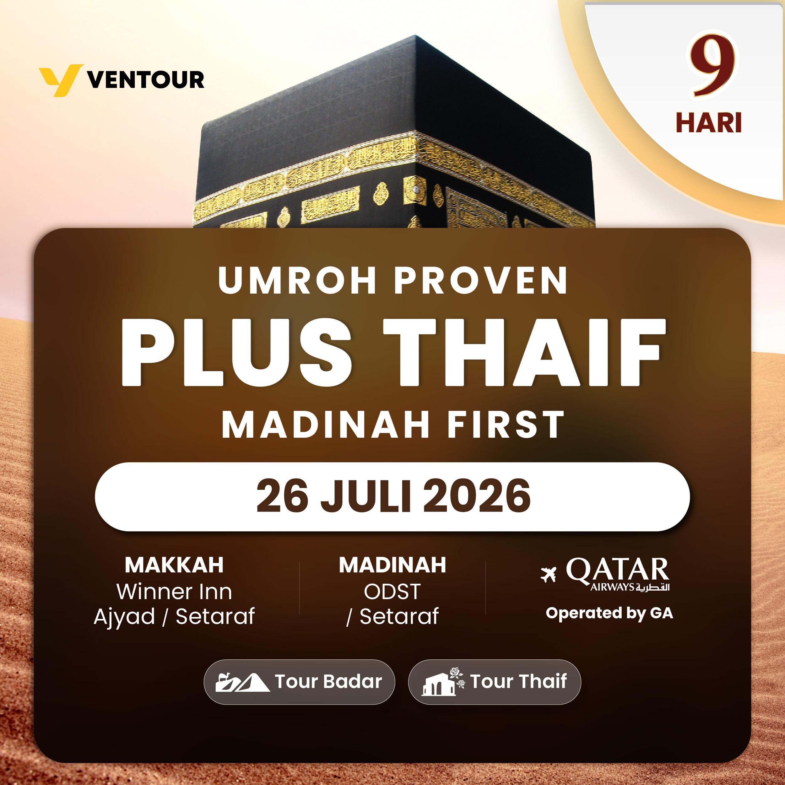 PROVEN PLUS THAIF 9D QR MADINAH FIRST