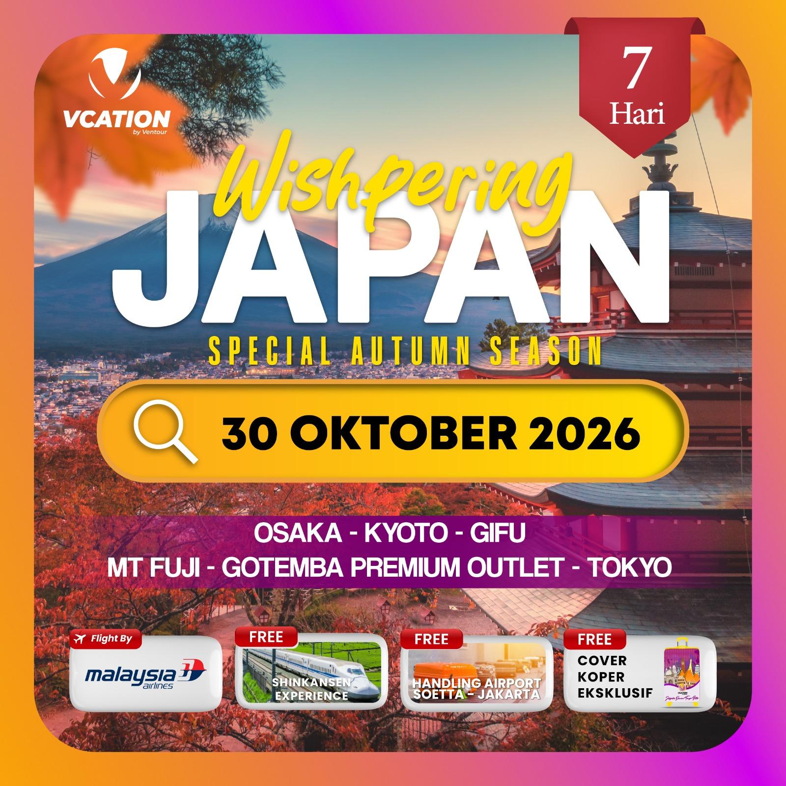 VCATION WISHPERING JAPAN SPECIAL AUTUMN SEASON