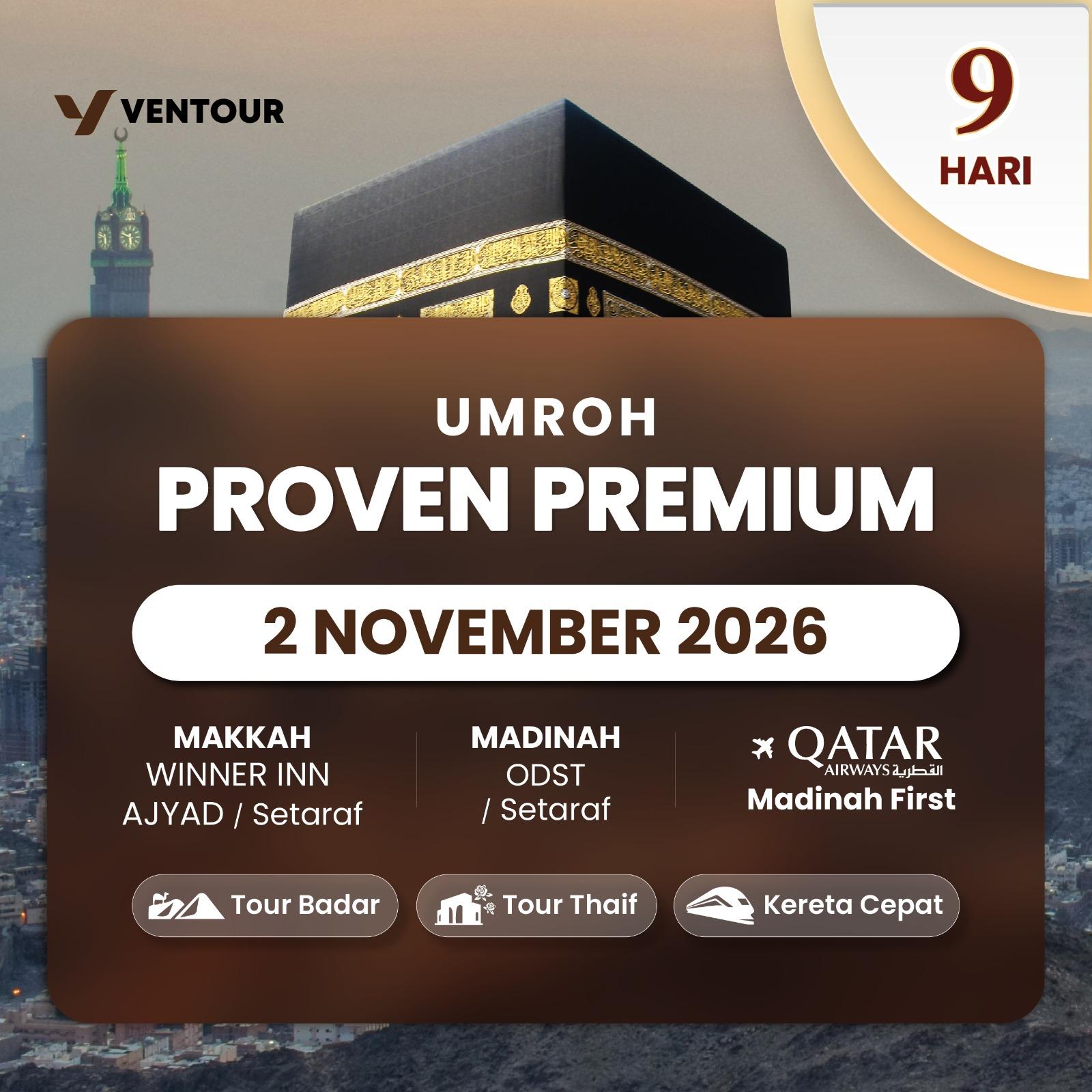 PROVEN PREMIUM 9D QR MADINAH FIRST