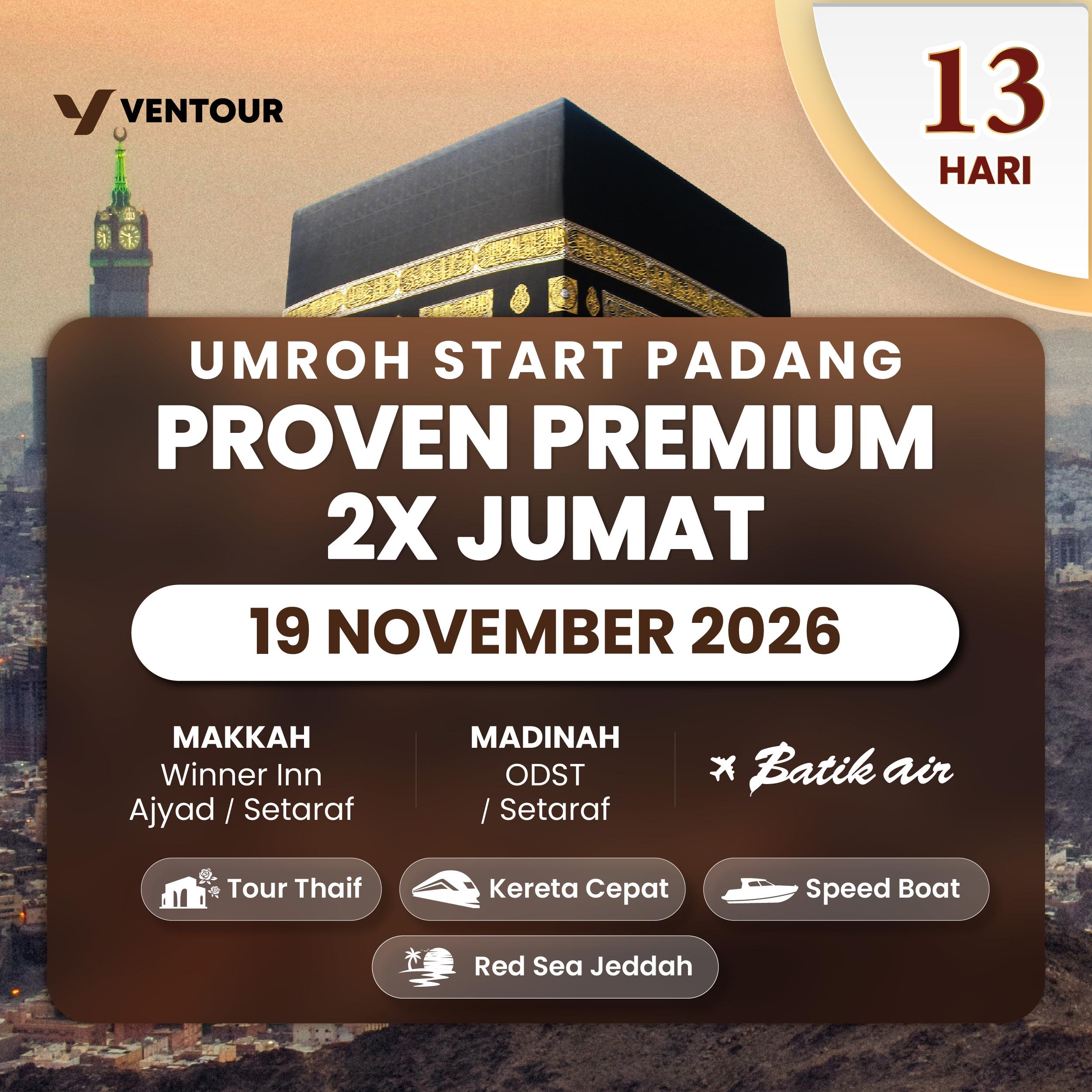 PROVEN PREMIUM 13D OD 2X JUMAT START PADANG