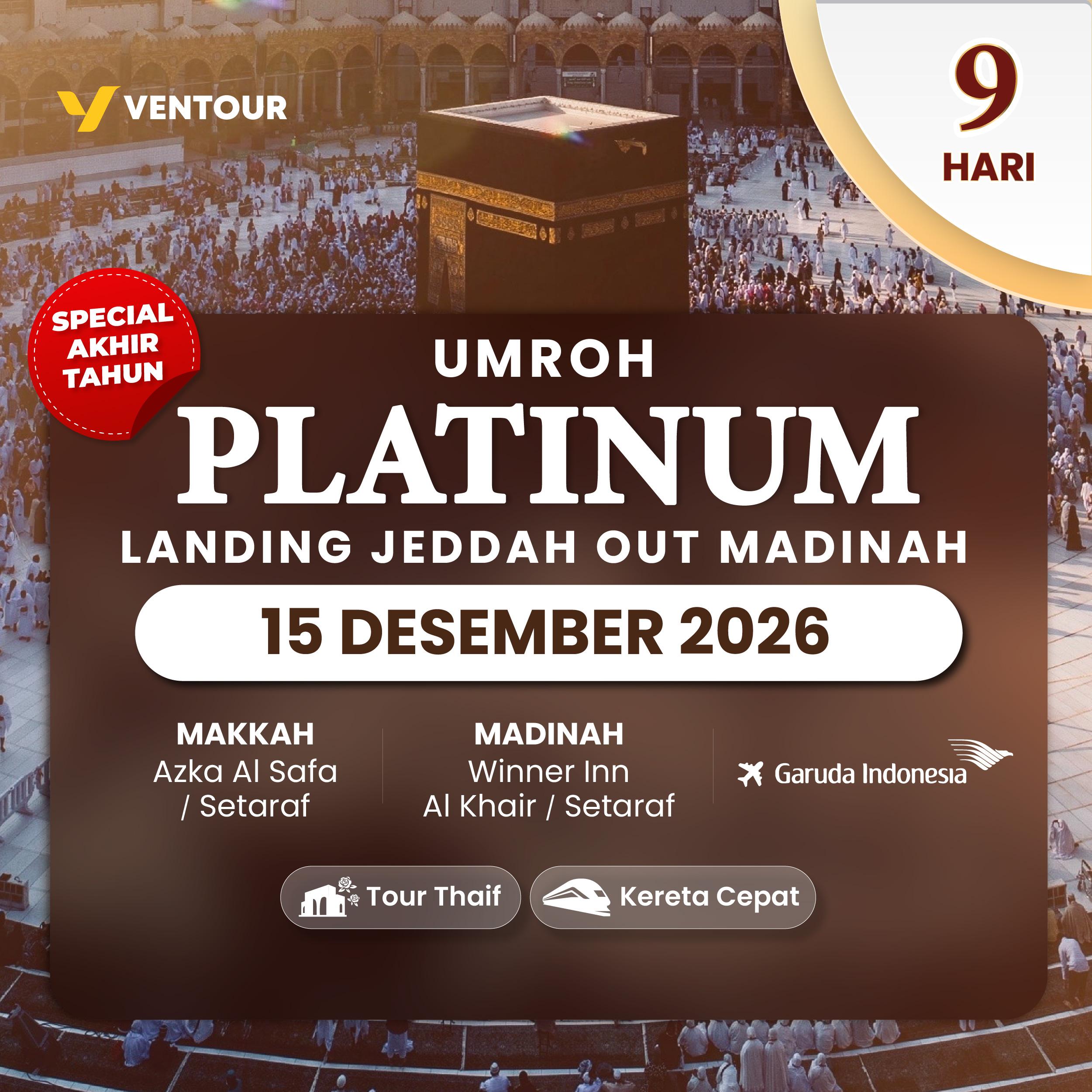 PLATINUM 9D GA LANDING JEDDAH OUT MADINAH