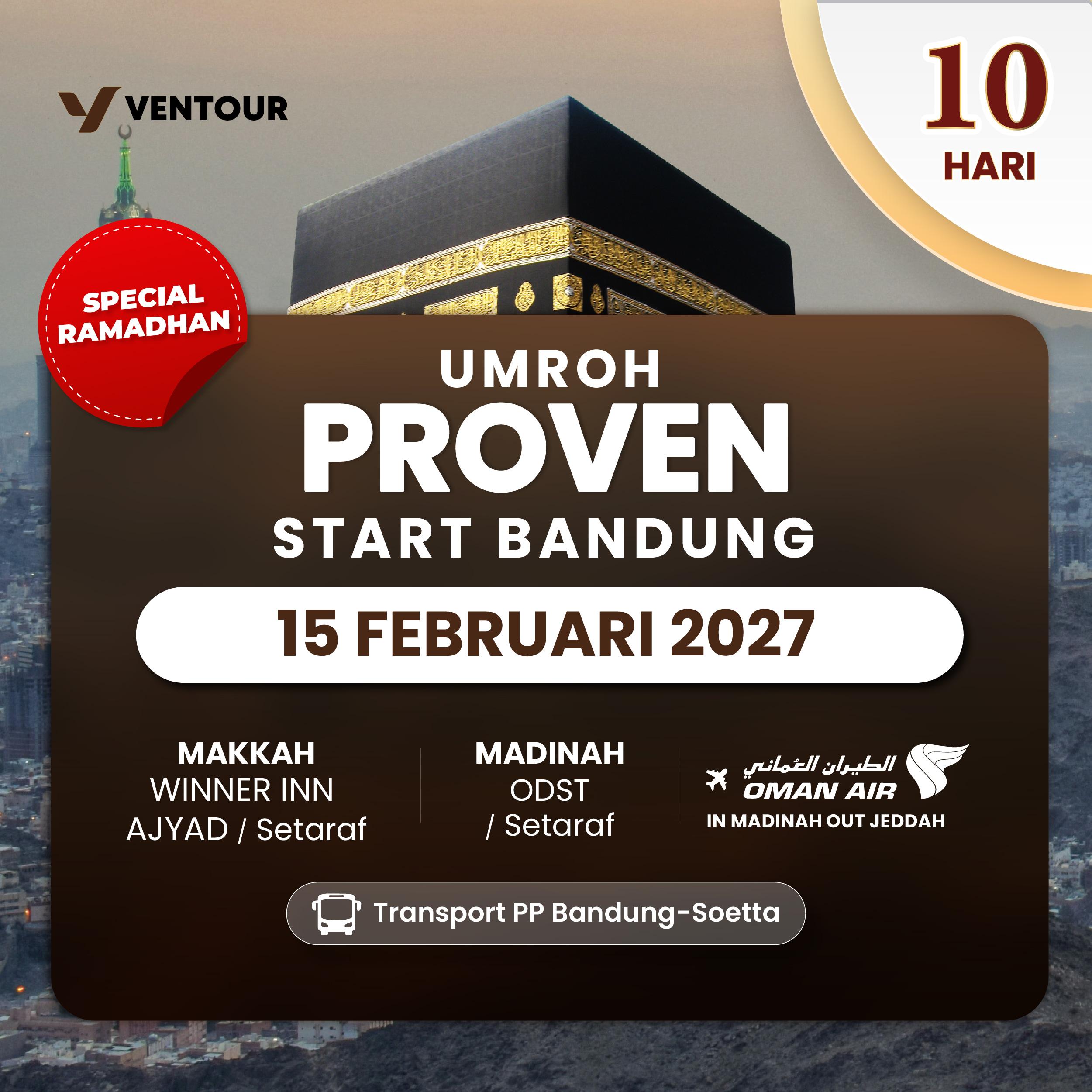 PROVEN 10D WY SPESIAL RAMADHAN LANDING JEDDAH OUT MADINAH START BANDUNG