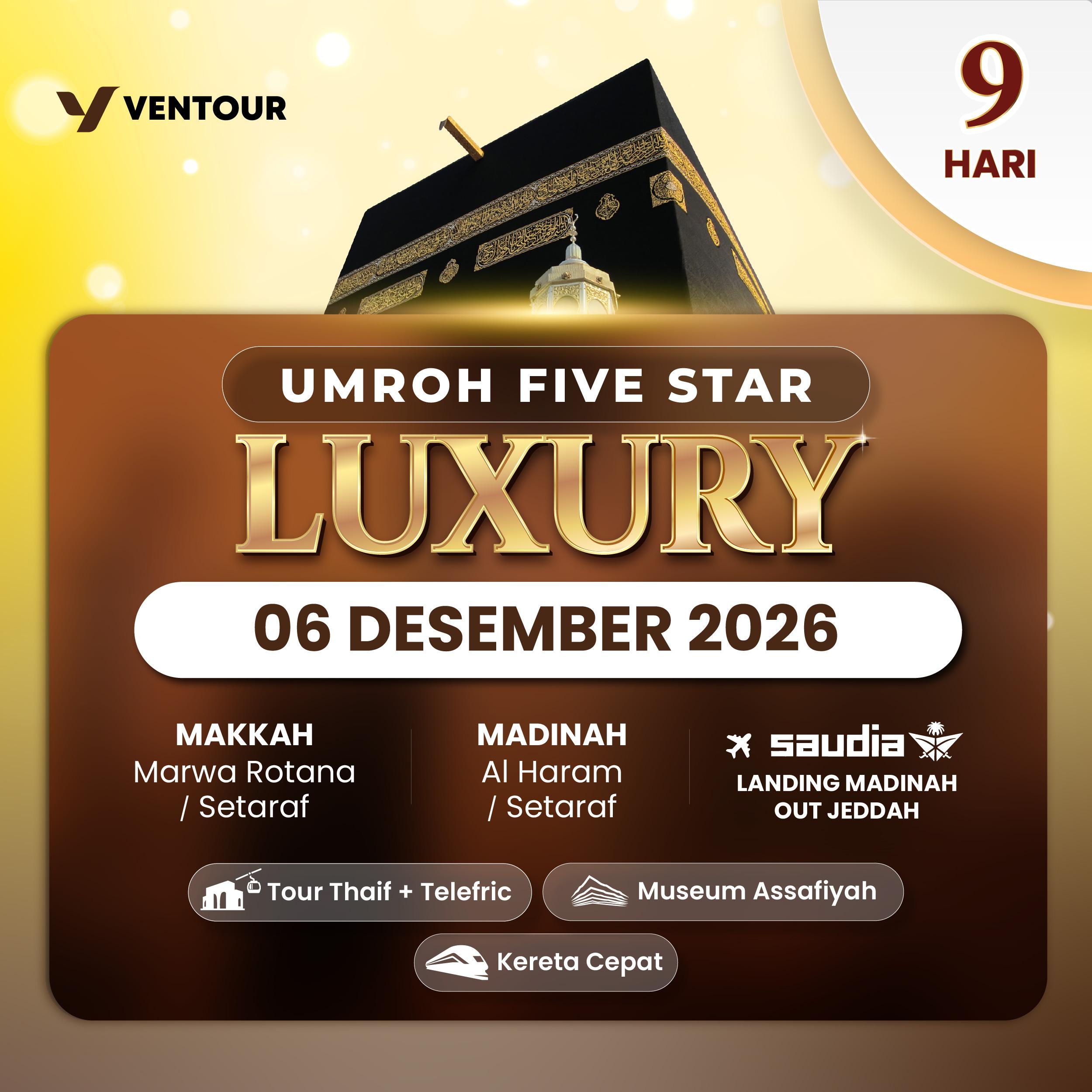 FIVESTAR LUXURY 9D SV LANDING MADINAH OUT JEDDAH