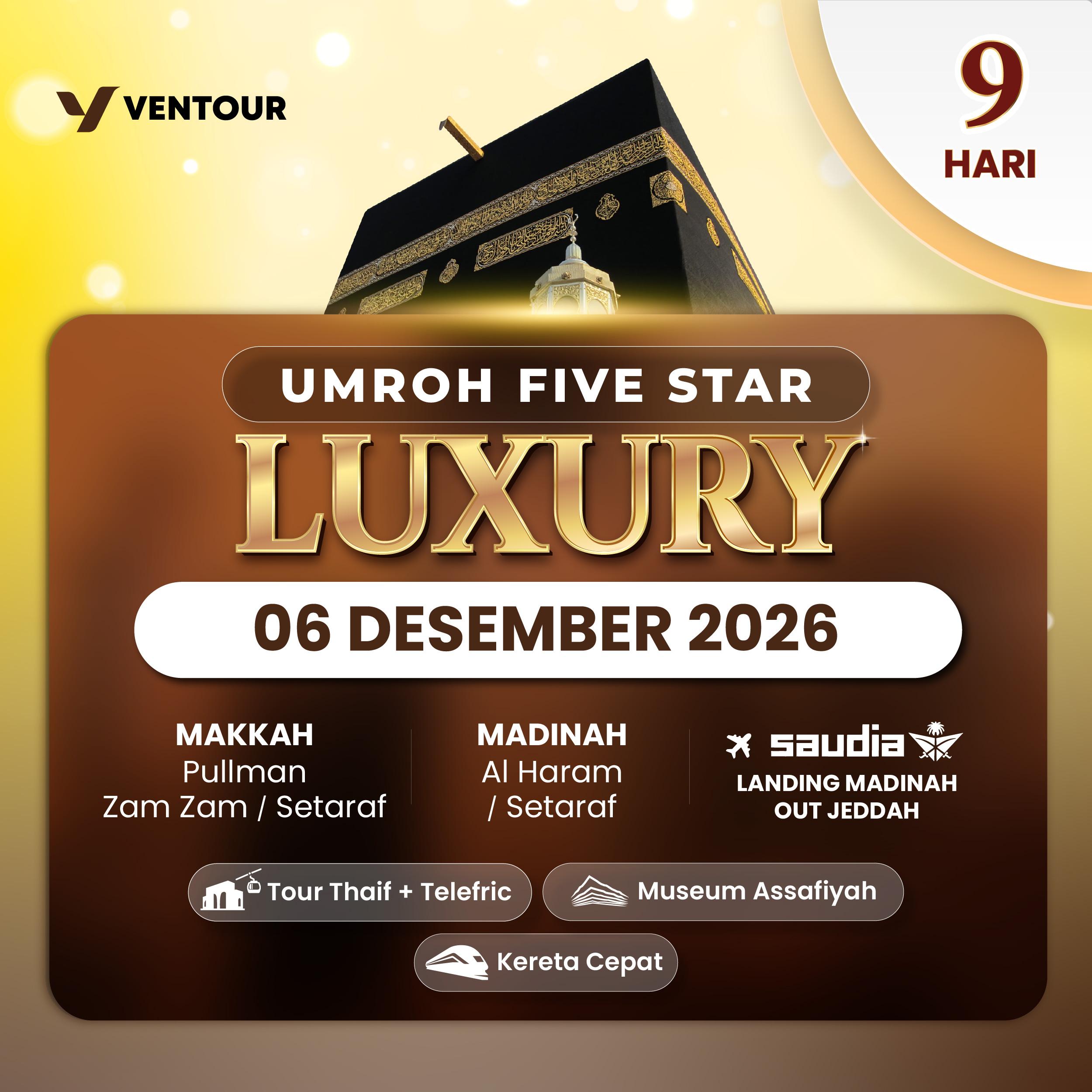 FIVESTAR LUXURY 9D SV LANDING MADINAH OUT JEDDAH