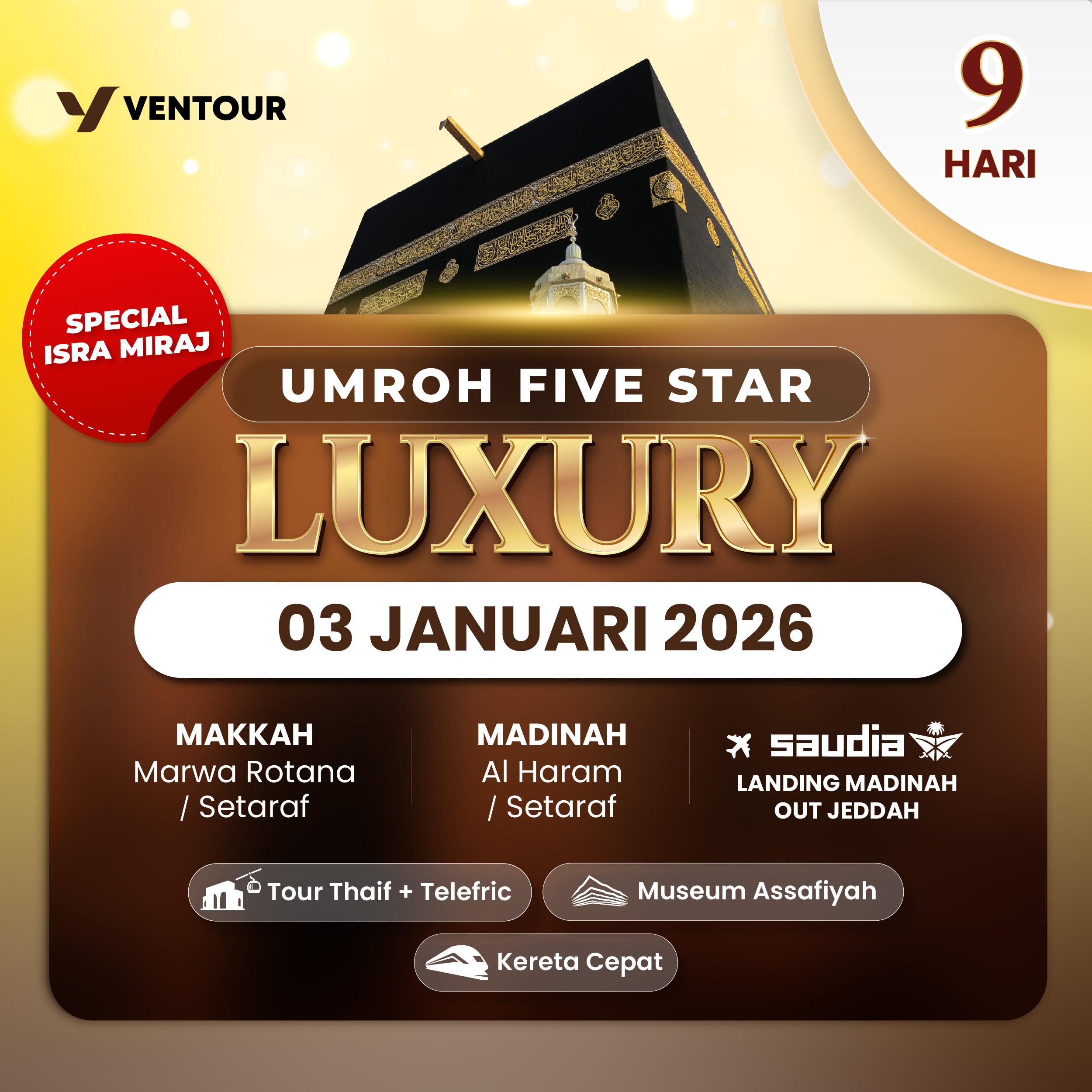 FIVESTAR LUXURY 9D SV LANDING MADINAH OUT JEDDAH