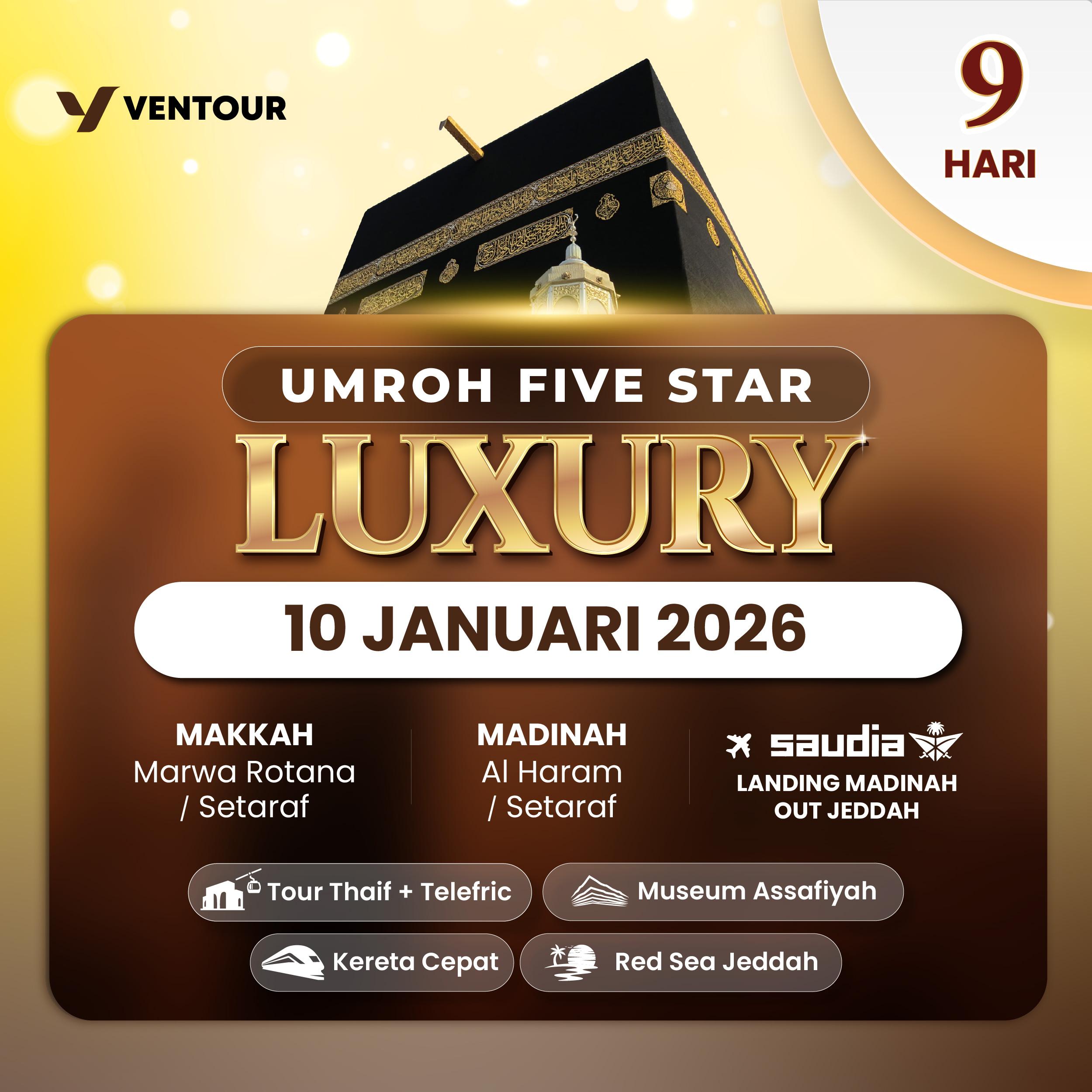 FIVESTAR LUXURY 9D SV LANDING MADINAH OUT JEDDAH