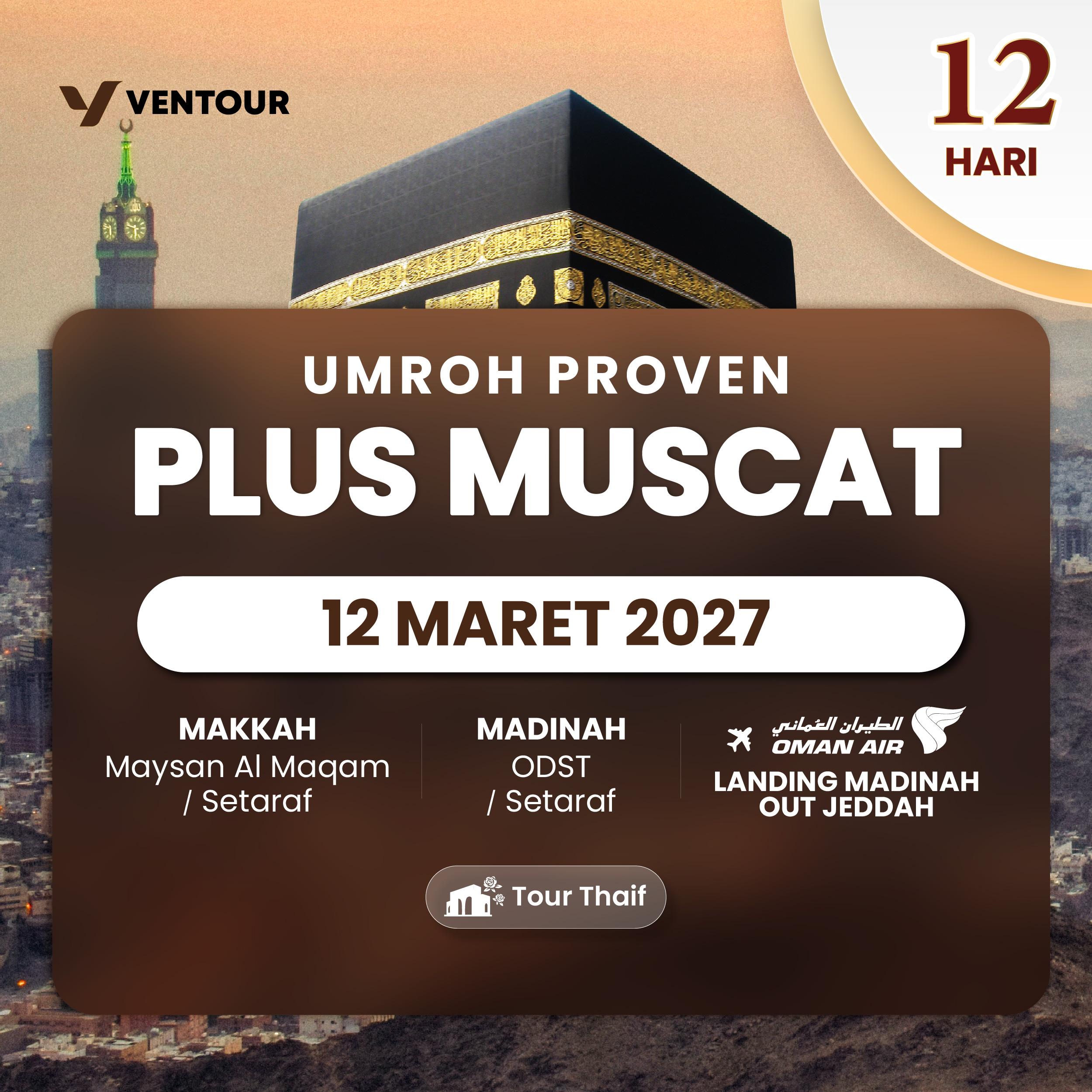 PROVENPLUS MUSCAT 12D WY LANDING MADINAH OUT JEDDAH
