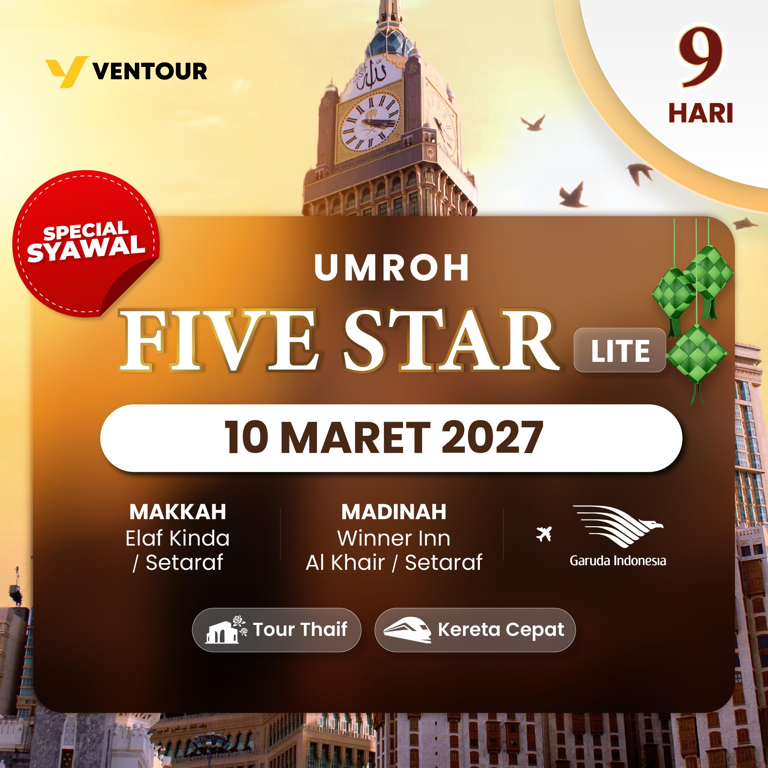 FIVESTAR LITE 9D GA SPESIAL LIBUR LEBARAN