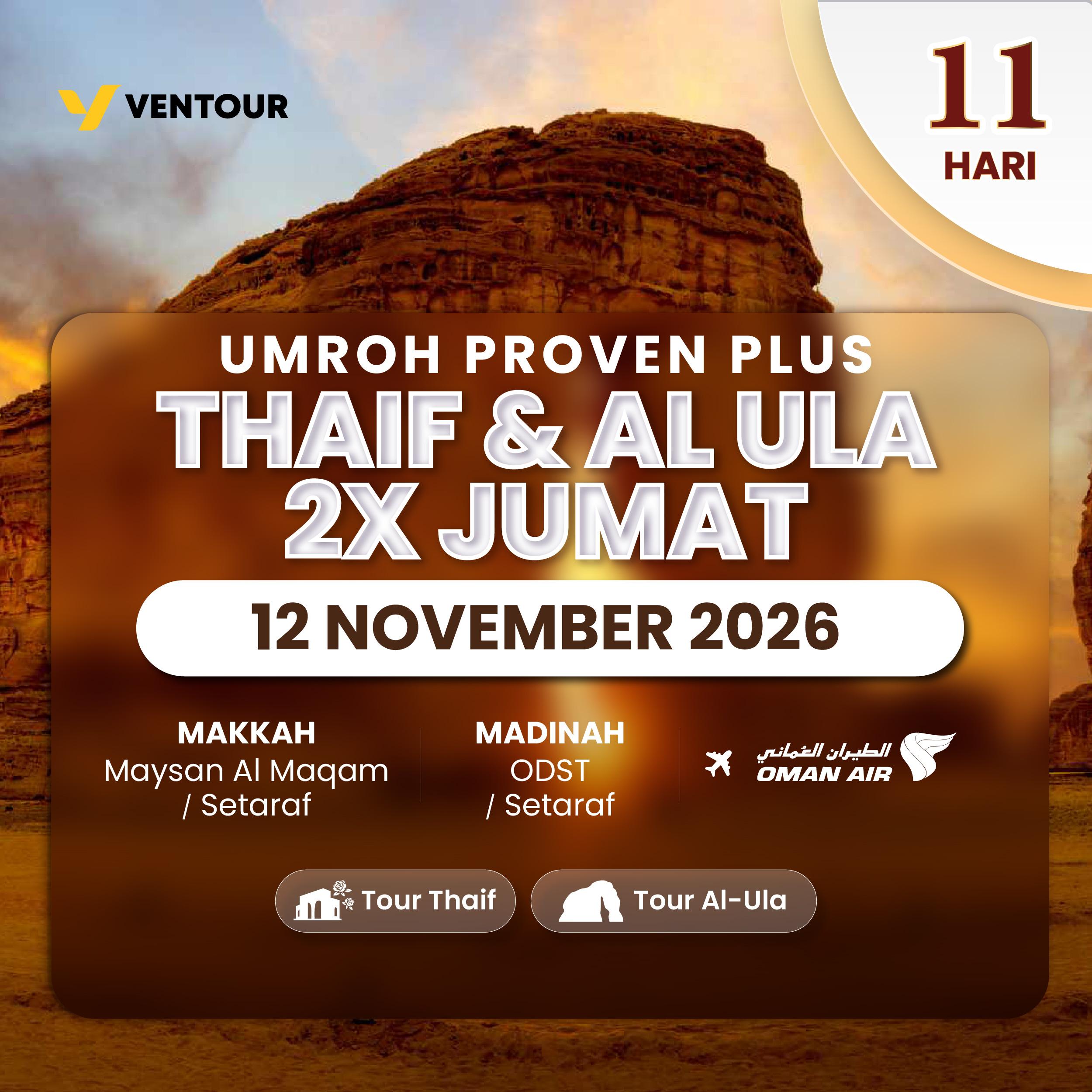 PROVEN PLUS THAIF DAN AL ULA 11D 2X JUMAT WY