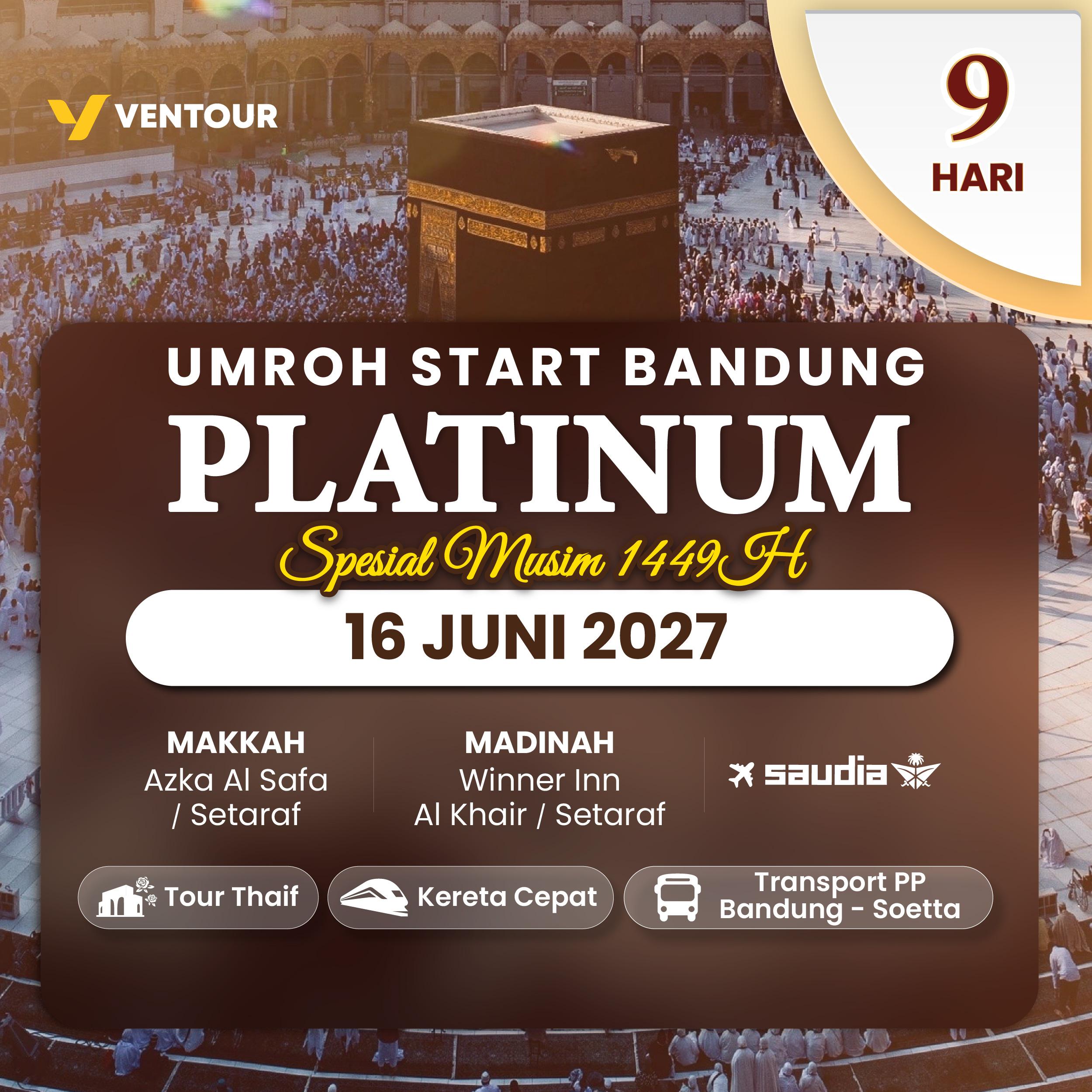 PLATINUM 9D SV SPESIAL MUSIM 1449H START BANDUNG
