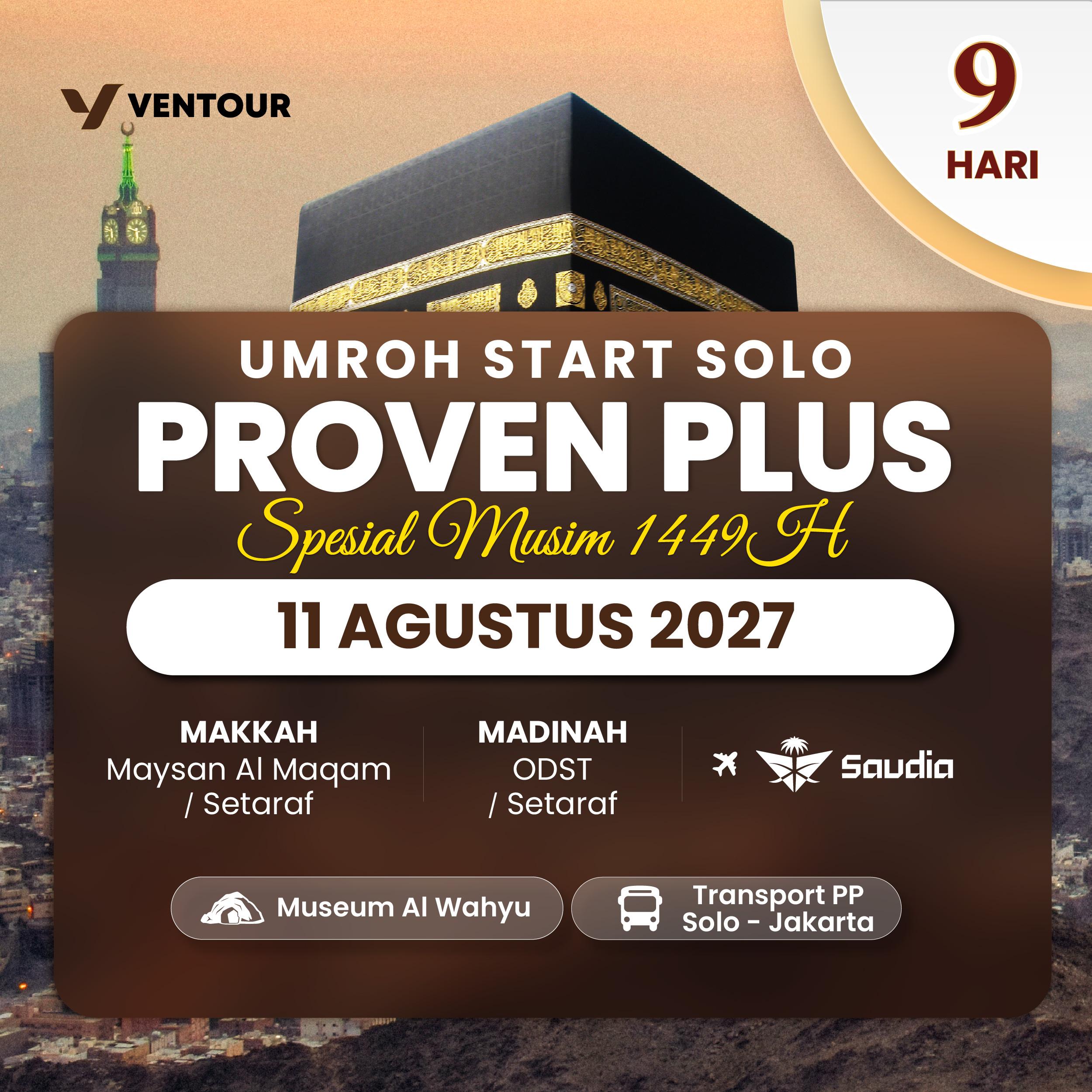 PROVEN PLUS 9D SV SPESIAL MUSIM 1449H START SOLO
