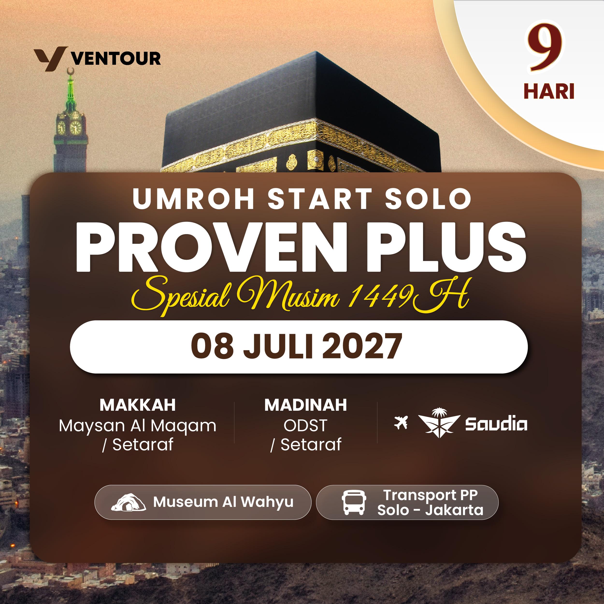 PROVEN PLUS 9D SV SPESIAL MUSIM 1449H START SOLO
